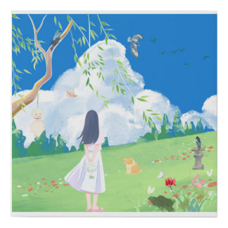 Minimal Morning Faux Canvas Print