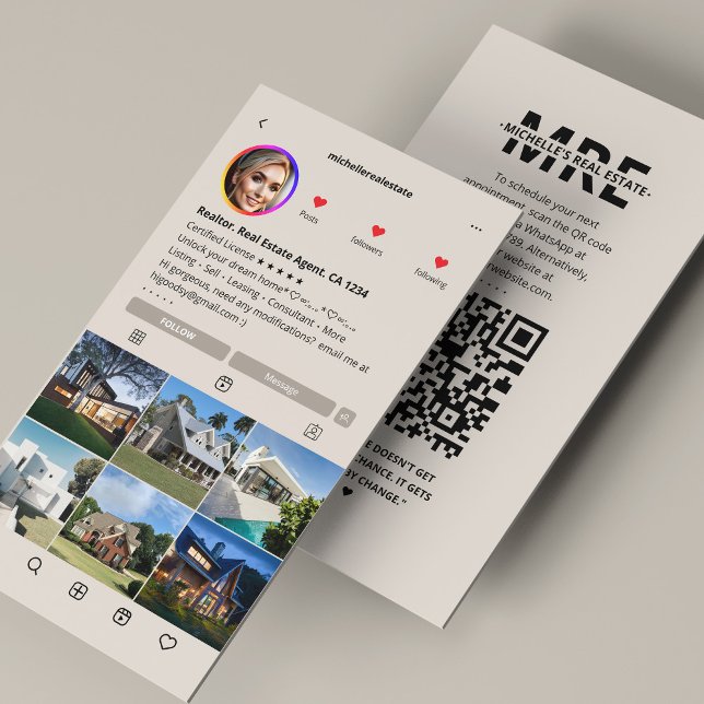 Minimal Mortgage Broker IG Beige Sand Realtor Business Card (Minimal Mortgage Broker IG Beige Sand Realtor Business Card
)