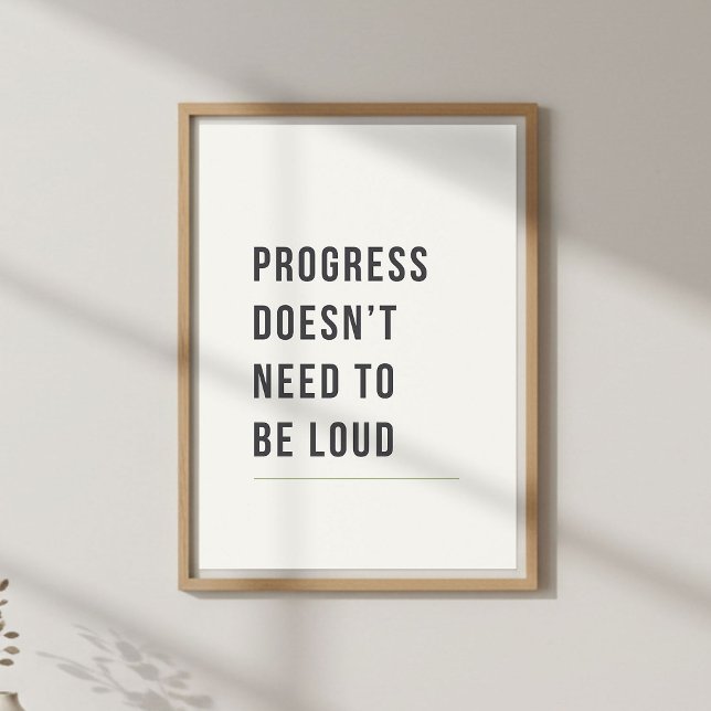 Minimal Motivational, Calm Quote Poster (Creator Uploaded)