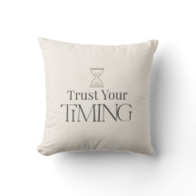 Minimal Motivational Throw Pillow-Aesthetic Decor