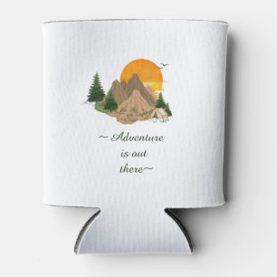 Minimal Mountain Adventure Can Cooler