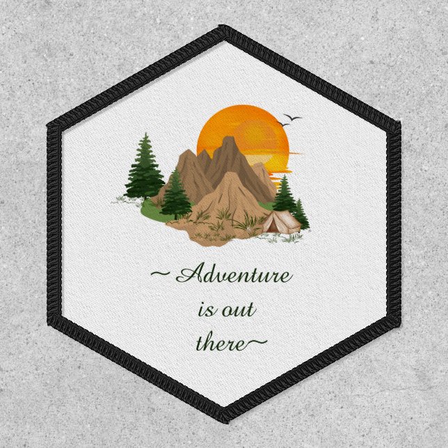 Minimal Mountain Adventure Patch (Front)