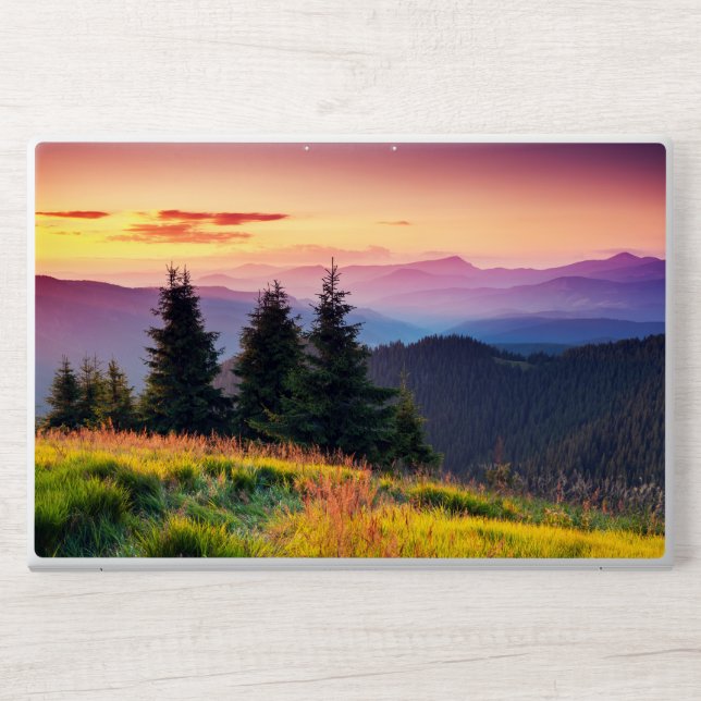 Minimal Mountain Landscape Minimal Mountain Landsc HP Laptop Skin (Front)