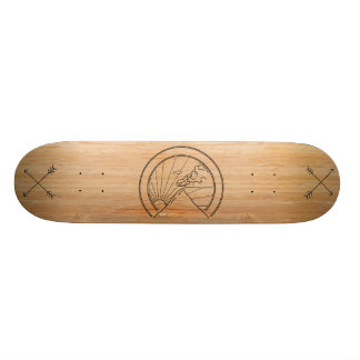 Minimal Mountain Skateboard Deck