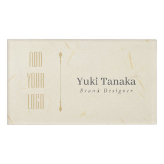 Minimal Name Badge | Elegant Magnetic Acrylic Name