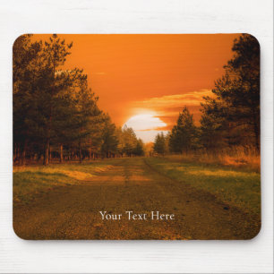 Minimal Nature Photo Modern Mousepad