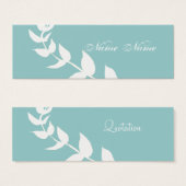 Minimal Nature Tree Forest White Branches (Front & Back)