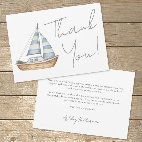 Minimal Nautical Baby Shower
