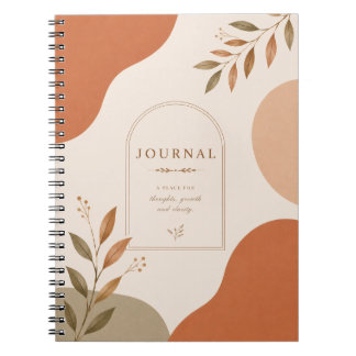 Minimal Neutral Journal Notebook | 