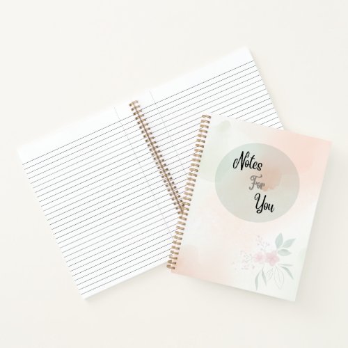 Minimal "Notes For You" Notebook