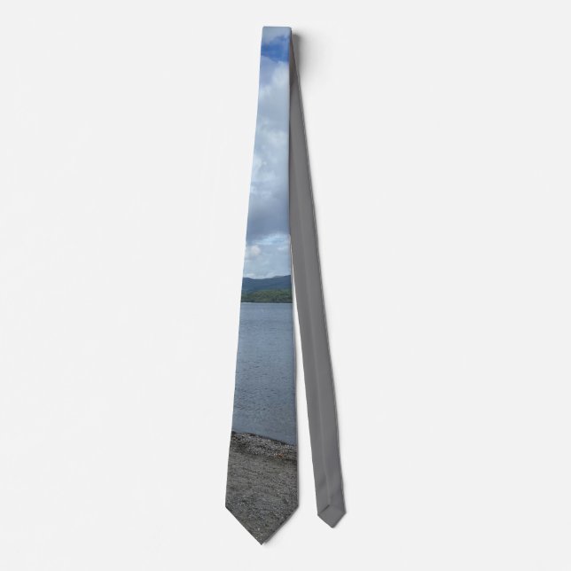 Minimal One Photo Simple Neck Tie (Front)