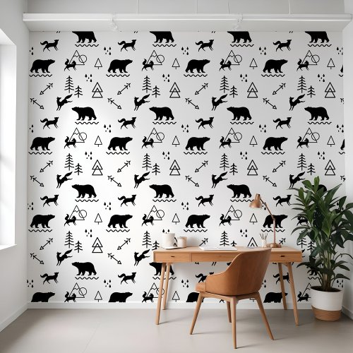 Minimal Outdoor Wilderness Forest Forest Animals Wallpaper