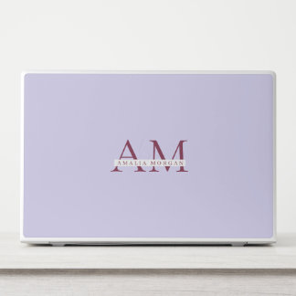 Minimal Pastel Personalized HP Laptop Skin