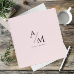 Minimal Pastel Pink Initial & Personalized<br><div class="desc">Stay organized in style with this Minimal Pastel Pink Initial & Personalized 3-Ring Binder. Featuring a sleek and minimalist design, this binder adds a touch of elegance to your office or school supplies. The soft pastel pink background offers a sophisticated look, while the personalized initial or name makes it uniquely...</div>
