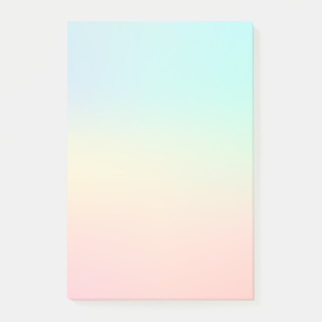 Minimal Pastel Watercolor Stylish Post-it Notes (Front)