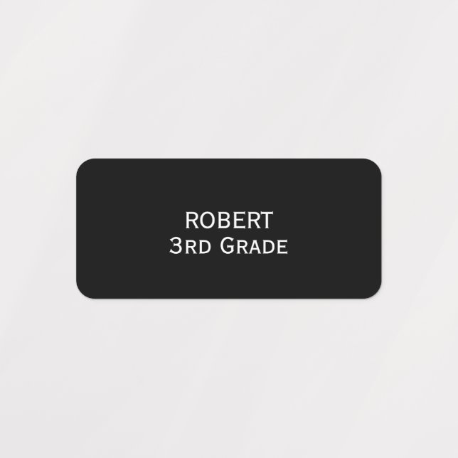 Minimal Personalize kid's clothing label (Design 1)