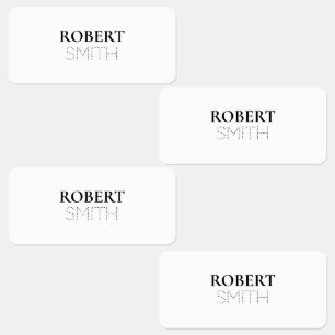 Minimal Personalize kid's clothing label