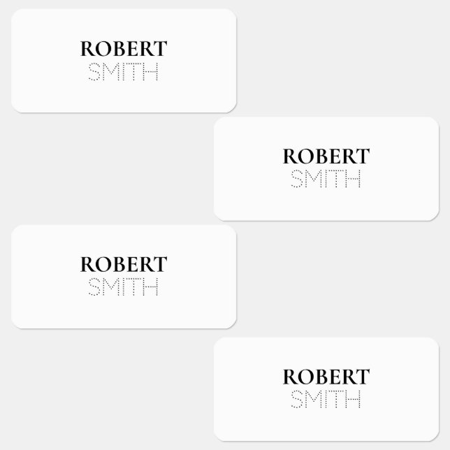 Minimal Personalize kid's clothing label (Group)