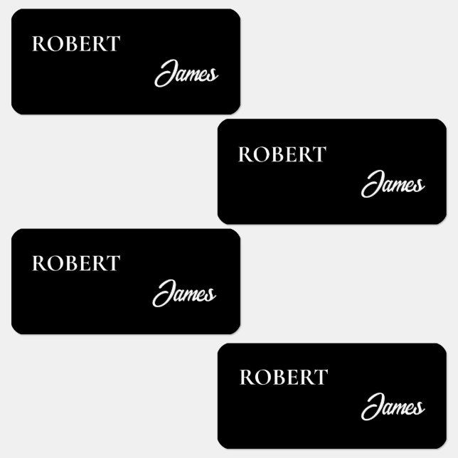 Minimal Personalize kid's clothing label (Group)