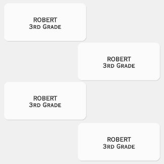 Minimal Personalize kid's clothing label