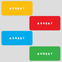 Minimal Personalize kid's  name clothing label