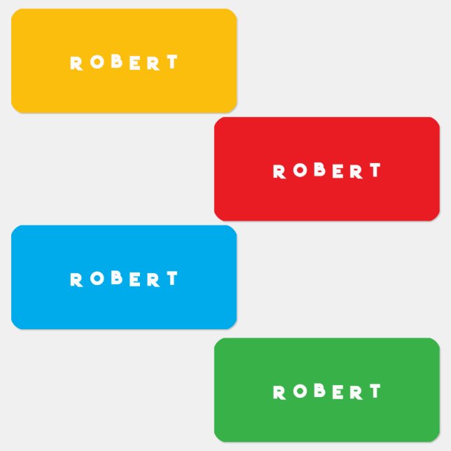 Minimal Personalize kid's  name clothing label (Group)