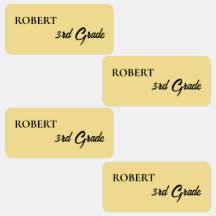 Minimal Personalize kid's name clothing label