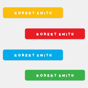 Minimal Personalize kid's name label