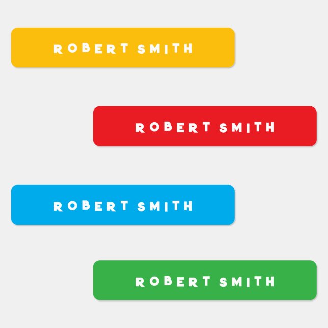 Minimal Personalize kid's name label (Group)