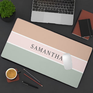 Minimal Personalized Name Gift idea Desk Mat
