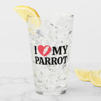 Minimal Personalized Parrot Lover Quote Typography