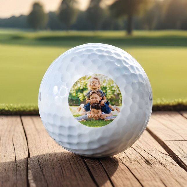 Minimal Personalized Photo Keepsake Gift for Dad  Golf Balls (Minimal Personalized Photo Keepsake Gift for Dad Golf Balls)