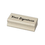 Minimal Personalized Signature Name Script Font Rubber Stamp