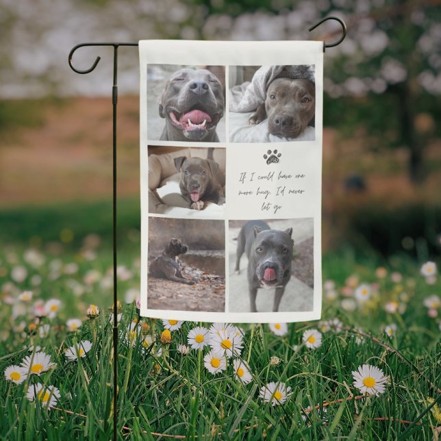 Minimal Pet Photo Memorial Garden Flag (Creator Uploaded)