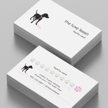 Minimal Pet Silhouette Dog Walker Reward