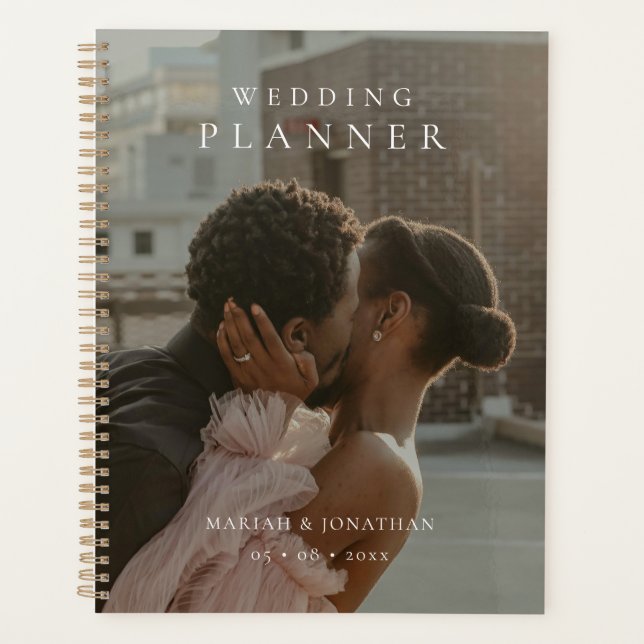 Minimal Photo Calendar Wedding Planner (Front)