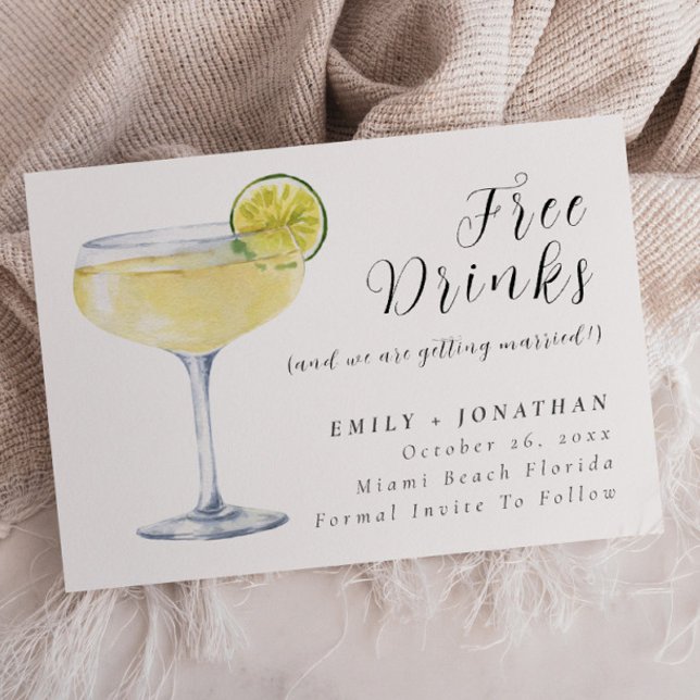 Minimal Photo Funny Wedding Save The Date Invitation (Creator Uploaded)