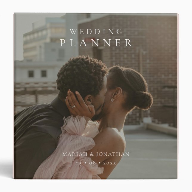 Minimal Photo Wedding Planner 3 Ring Binder (Creator Uploaded)