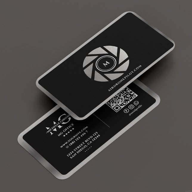 Minimal Photographer Elegant Black Silver Lens  Business Card (Minimal Photographer Elegant Black Silver Lens Business Card
☆★
☆★
☆★
☆★
☆★
(35654)
 | 
)