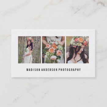 Minimal | Photography Business Cards by FINEandDANDY at Zazzle