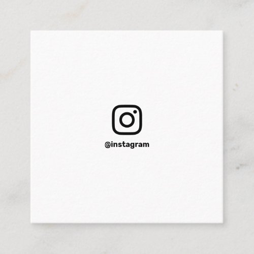 Minimal photography social media Instagram photos Calling Card