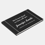[ Thumbnail: Minimal, Plain Funeral Guest Book ]