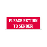 [ Thumbnail: Minimal "Please Return to Sender!" Rubber Stamp ]