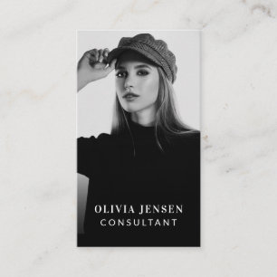 Minimal & Professional Business Photo Card