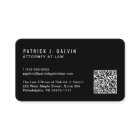 Minimal Professional QR Code Black