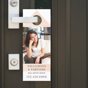 Minimal & Professional Real Estate Blush Home Door Hanger