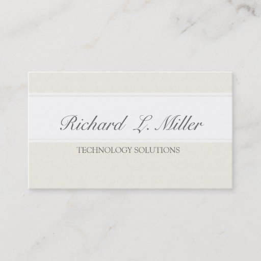 Customizable Professionals Friendly Cream Elegant Business Cards