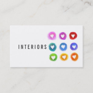 Minimal Rainbow businesscards Business Card