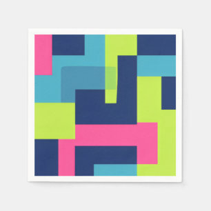 Minimal Rectangles Bold Napkins