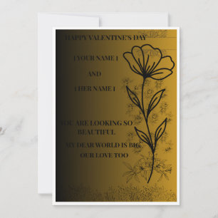 Minimal Romantic Love Greeting Card